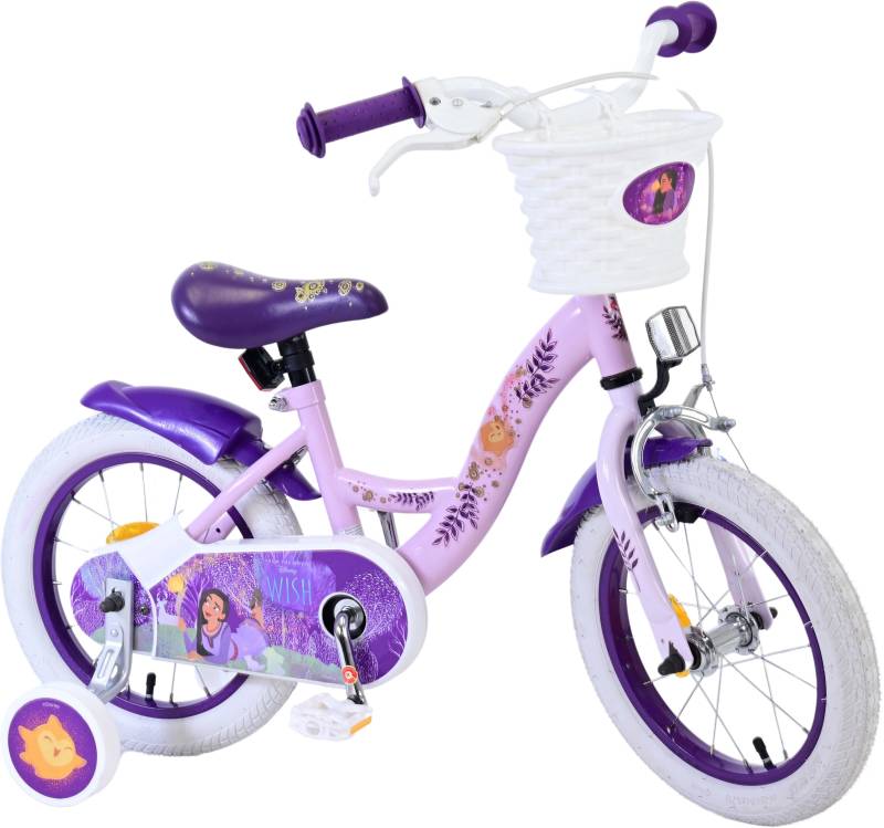 Disney Wish Kinderfahrrad 14 Zoll, Lila von Disney Wish