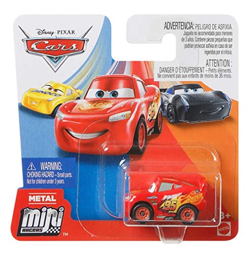 Cars Mattel Disney Pixar Metall Mini Racer 4cm, Lightning McQueen von Disney