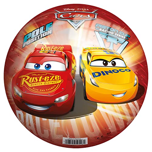 Cars3 50518 Buntball 9 Zoll farblich sortiert, Mehrfarbig von Disney