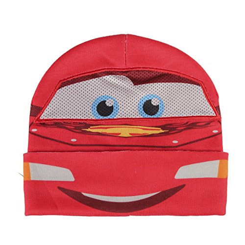 Cars Disney 2200002505 Lightning McQueen Character Effect Kinder Beanie-Mütze, Unisex-Kinder, Einheitsgröße von Cars