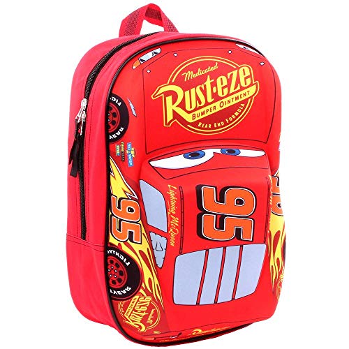 Disney 760-8462 Piston Cup Champion Cars Lightning McQueen 3D Effekt Rucksack, 31 cm von Disney