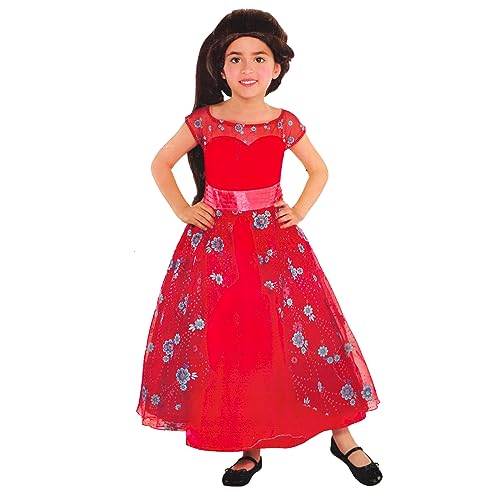 Disney Avalor Elena Kostüm für kleine Mädchen, Prinzessin Elena Kostüm mit Kleid und Gürtel für Halloween-Kostüme für Mädchen (Kleinkinder 3-4) von Disney