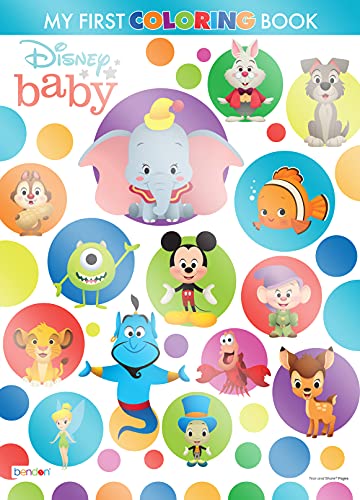 Disney Baby Mein erstes Malbuch, 80 Seiten von Disney