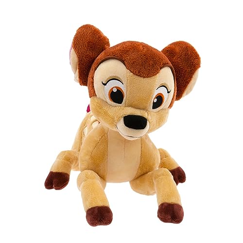 Disney Store Offizielles Bambi Medium Plüschtier für Kinder, kuscheliger Charakter mit flauschiger Textur und gestickten Details, Satin-Schmetterling, Plüsch, geeignet für alle Altersgruppen von Disney