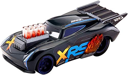 Disney Cars GFV36 Xtreme Racing Serie Dragster-Rennen Die-Cast Jackson Storm von Mattel