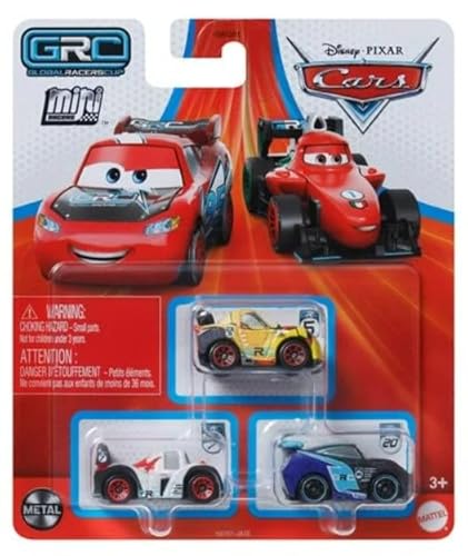 Disney Cars Mini Racers 3er Pack (Grc Racers 2 Shu Todoroki, Miguel Camino und Jackson Storm) von Disney