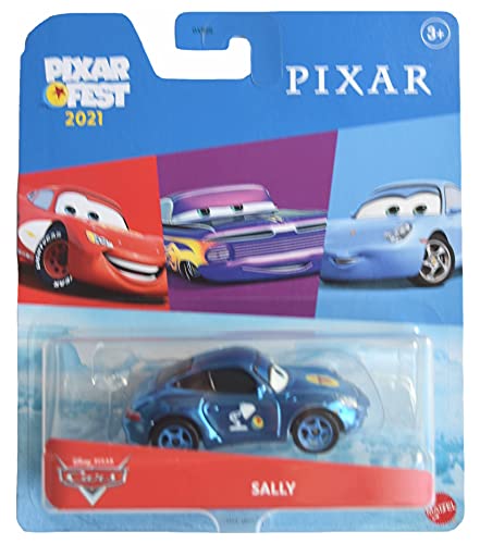 Disney Cars Pixar Fest Sally, Maßstab 1:55, Blau Metallic von Disney