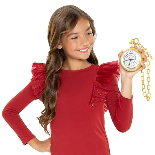 Disney Descendants The Rise of Red- Reise-Taschenuhr, goldene Taschenuhr, interaktives Spielen, Sounds und Sätze, inklusive Batterien, für Kinder ab 3 Jahren Disney Descendants The Rise of Red- Reise-Taschenuhr, goldene Taschenuhr, interaktives Spielen, Sounds und Sätze, inklusive Batterien, für Kinder ab 3 Jahren von Disney