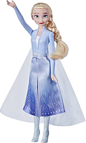 Disney Die Eiskönigin 2 Schimmerglanz ELSA Modepuppe, Rock, Schuhe und Lange Blonde Haare, für Kinder ab 3 Jahren von Disney Frozen