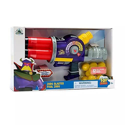 Disney Evil Emperor Zurg Blaster, Toy Story + 12 Schaumstoffkugeln nachtleuchtend + 20 Fuß Schießen + Lichter & Soundeffekte von Disney