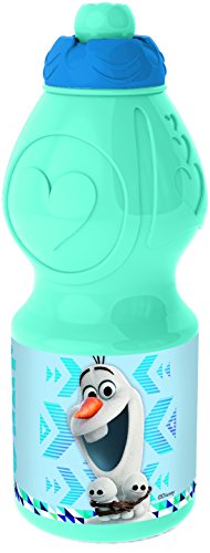 Frozen 793464 - Olaf Sportflasche (400 ml), 6 x 6 x 17 cm, bunt von Joytoy