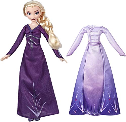 Disney Frozen Arendelle Fashions Elsa Fashion Doll, 2 Outfits, Purple Nightgown and Dress Inspired by Disney's Frozen 2, Toy for Kids 3 Years Old and Up Disney Frozen Arendelle Fashions Elsa Fashion Doll, 2 Outfits, Purple Nightgown and Dress Inspired by Disney's Frozen 2, Toy for Kids 3 Years Old and Up von Disney