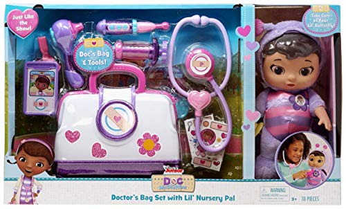 Disney Junior Doc Mcstuffin Pet Rescue Doctor's Bag Set with Lil' Nursery Pal Playset (Butterfly) von Disney