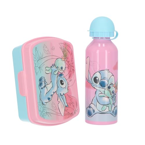 Disney KL88449 Stitch Lunch Set, Mehrfarbig von Disney