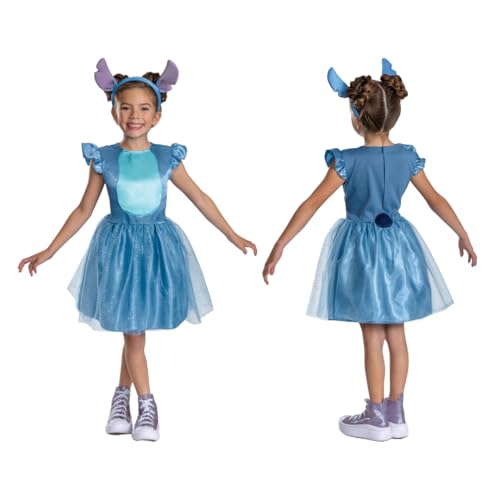 Disney Offizielles Lilo & Stitch Classic Dress Up von Disguise, offizielle Lizenz, Kostüm für Mädchen, mit Stich inspiriertem Kleid und Stirnband Disney Offizielles Lilo & Stitch Classic Dress Up von Disguise, offizielle Lizenz, Kostüm für Mädchen, mit Stich inspiriertem Kleid und Stirnband von Disney
