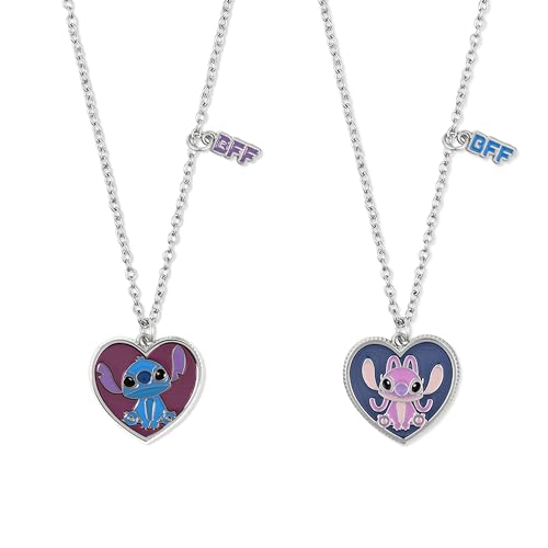 Disney Lilo & Stitch 2pcs BFF Necklace Set, Zinc, Zinc von Disney