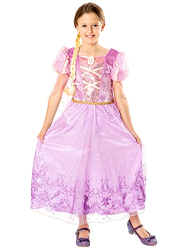 Disney Mädchen Kostüm Kleid Rapunzel Violett 104 von Disney