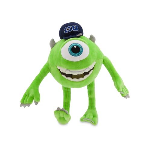 Disney Store Official Mike Wazowski Plush Stuffed Animal - Monster Inc Toys Inspired by Pixars Monsters University - Soft, Huggable Monster Inc Character with MU Cap Vault Collection von Disney