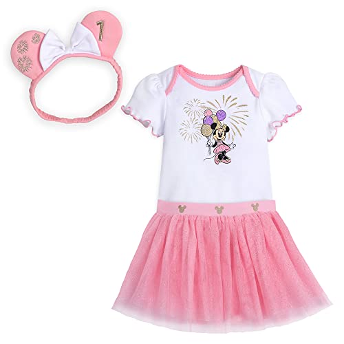 Disney Minnie Maus Milestone Geschenkset für Baby, Rosa, 0-3 MO von Disney