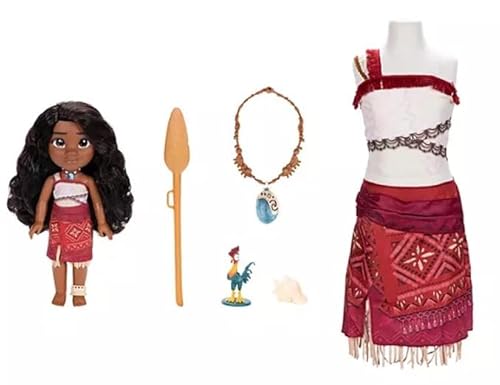 Disney Moana 2 Ultimate Moana Puppe & Dress Up Set inklusive Puppe, Outfit, Zubehör von Disney