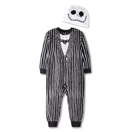 Disney Nightmare Before Christmas Schlafanzug, Decke für Halloween, Jack Skellington, 2 von Disney