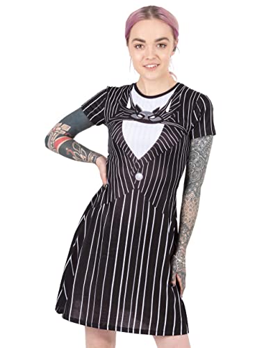 Disney Nightmare vor Weihnachtskleid Womens Jack Skellington Kostüm XXL von Disney