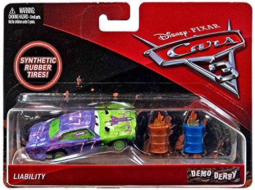 Disney Pixar Cars 3 Liability Demo Derby Fahrzeug aus dem Disney Pixar Cars 3 Film Die Cast Fahrrzeug von Disney