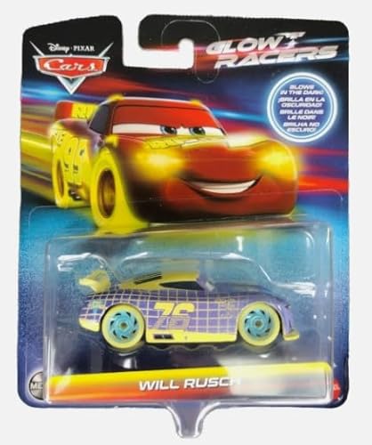 Disney Pixar Cars Glow Racers - Will Rusch - Cars Metal von Disney