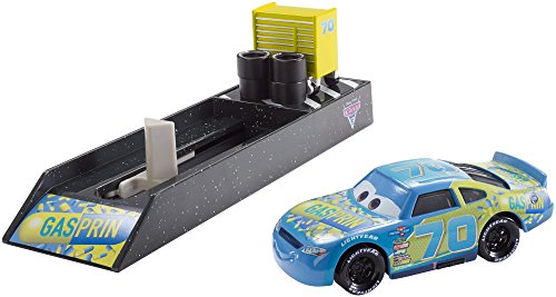 Disney Pixar Cars Mattel – FLH77 3 – Floyd Mulvihill – Rennstarter mit Die-Cast Fahrzeug 1:55 von Disney