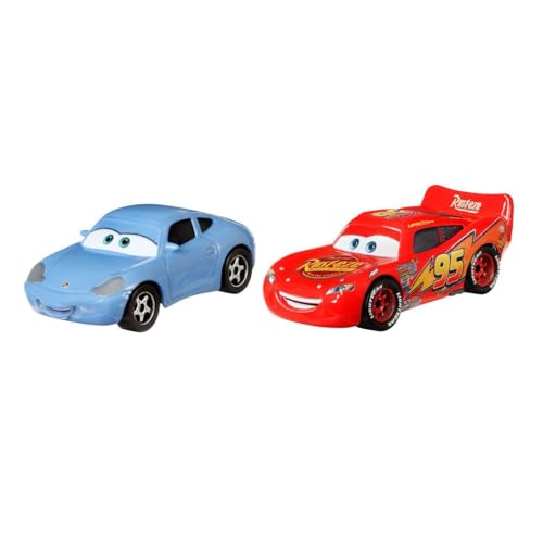 Disney Pixar Cars Sally und Lightning McQueen Diecast 2 Pack Cars von Disney