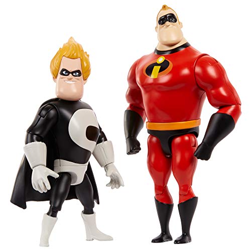 Disney Pixar GMD18 - Die Unglaublichen Actionfiguren 2er-Pack mit Mr. Incredible und Syndrome von Disney