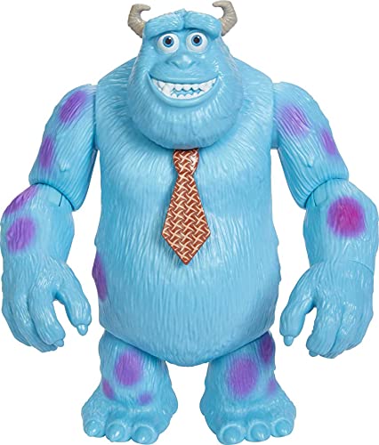 Disney Pixar GXK85 - Monster bei der Arbeit James P Sulley Sullivan Actionfigur, Spielfigur aus Disney Plus zum Sammeln, ca. 19 cm groß, Spielzeug ab 3 Jahren von Mattel