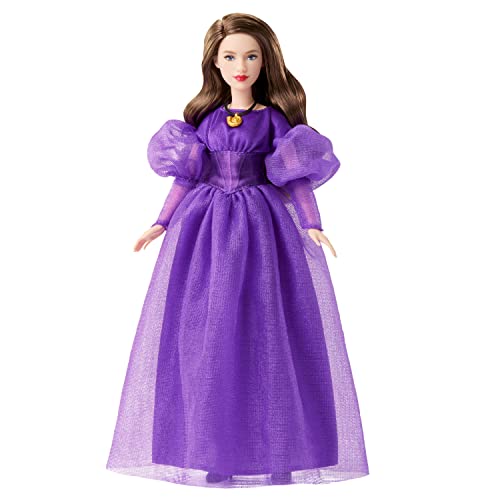 Mattel DISNEY Arielle, die Meerjungfrau - Vanessa Bösewicht in menschlicher Form mit lila Kleid, abnehmbaren Schuhen und Halskette, für Fans des Films und für Kinder ab 3 Jahren, HMX21 von Mattel