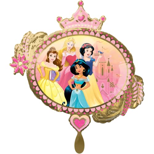 Amscan Anagram 3980601 – Disney Princess Folienballon SuperShape – 86 cm von amscan