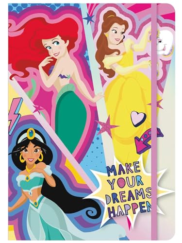 Disney Princess Notizbuch A5 Make Your Dreams Happen, Hardcover, Schulanfang, Notizblock, Tagebuch von Disney