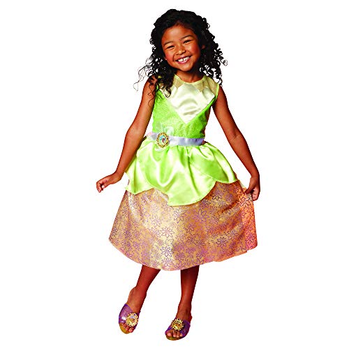 Disney Princess Tiana Dress Costume for Girls, Perfect for Party, Halloween Or Pretend Play Dress Up von Disney