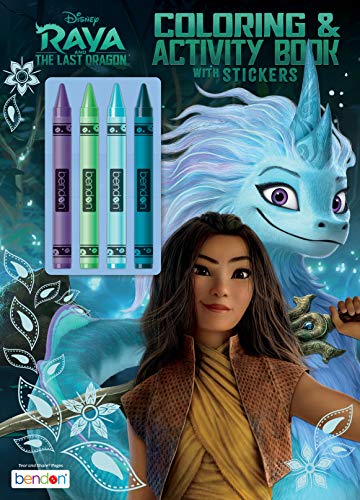 Disney Raya The Last Dragon 48-Page Coloring and Activity Book with 4 Crayons 50781 von Disney