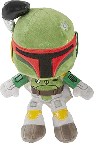 Mattel Star Wars Plüschfigur, ca. 21cm, weich, Filmfigur zum Sammeln, Geschenk für Fans ab 3 Jahren GXB24 von Mattel