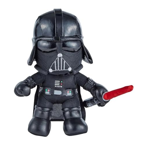 Disney Star Wars GXB31 - Darth Vader Plüschfigur (ca. 19 cm) mit aufleuchtendem Lichtschwert, weich, zum Sammeln für Filmfans und Kinder ab 3 Jahren[Exklusiv bei Amazon] von Disney