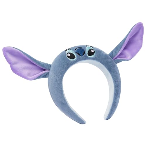 Disney Stitch Haarschmuck Mädchen mit 3D-Ohren, Breiter Haarreif - Stitch Sachen von Disney