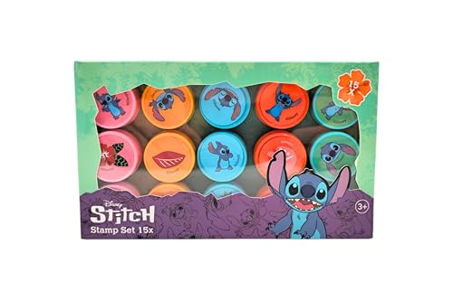 Disney Stitch Stempelset | 15 Kinderstempel mit Farbe | Bastelset für Jungen und Mädchen | Kreatives Stempelspielzeug | Geschenkidee ab 3 Jahren | Kunst und Bastelmaterial Kinder Disney Stitch Stempelset | 15 Kinderstempel mit Farbe | Bastelset für Jungen und Mädchen | Kreatives Stempelspielzeug | Geschenkidee ab 3 Jahren | Kunst und Bastelmaterial Kinder von Disney