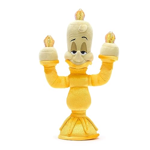 Disney Store Offizieller Lumière Kleines Kuscheltier, Die Schöne und das Biest, 48 cm, Plüschfigur mit Gestickten Details, Geeignet ab Geburt von Disney Store