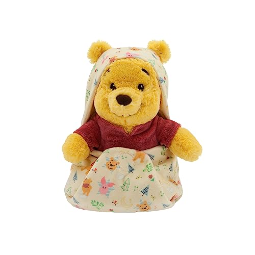 Disney Store Official Babies Collection: Stitch Pooh im Pucktuch mit detaillierten Plüscheigenschaften - Offizielles Plüschtier - Stofftiere für Babys - Perfekt für Fans & Kinder von Disney