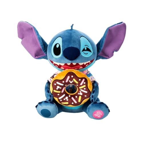 Disney Store Official Stitch Attacks Snacks Plush - Donut Edition - Juni Release - Lilo & Stitch 30,5 cm Stofftier Sammlerstück von Disney