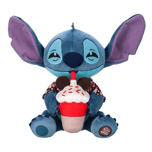 Disney Store Official Stitch Attacks Snacks Plush – Ice Cream Edition – Limited Release May – Lilo & Stitch Themed 12'' Soft Toy von Disney