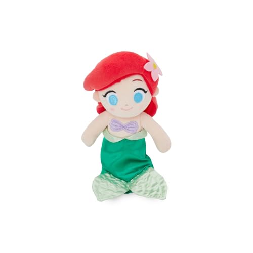 Disney Store Offizieller Ariel nuiMOs Plüsch, weicher Plüsch mit gestickten Eigenschaften, bewegliche Hände und drehbarer Kopf, magnetische Hände zum Halten, 15,2 cm, verkleiden Sie sich mit nuiMOs von Disney