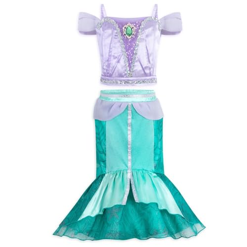 Disney Store Offizielle Prinzessinnenkostüme (Ariel die kleine Meerjungfrau), Prinzessinnen-Outfits zum Verkleiden und Spielen von Disney