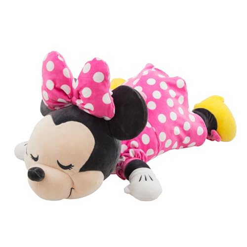 Disney Store Offizielles Minnie Mouse Cuddleez Plüschtier, 58,4 cm, ultraweiches und kuscheliges Design, klassischer ikonischer Charakter, perfekter gemütlicher Begleiter für Fans und Kinder von Disney