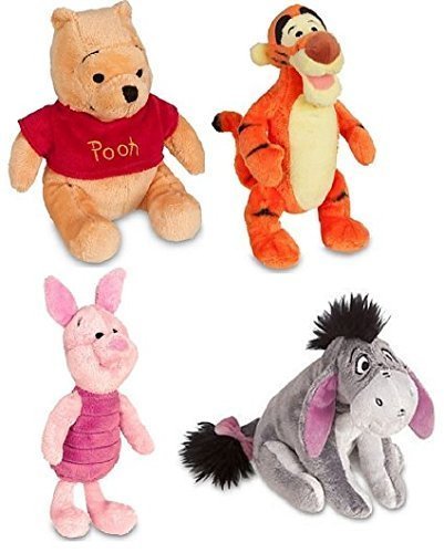 Disney Store Original Winnie the Pooh Plush Set of 4 with Piglet, Tigger, Winnie and Eeyore by Disney Interactive Studios Disney Store Original Winnie the Pooh Plush Set of 4 with Piglet, Tigger, Winnie and Eeyore by Disney Interactive Studios von Disney