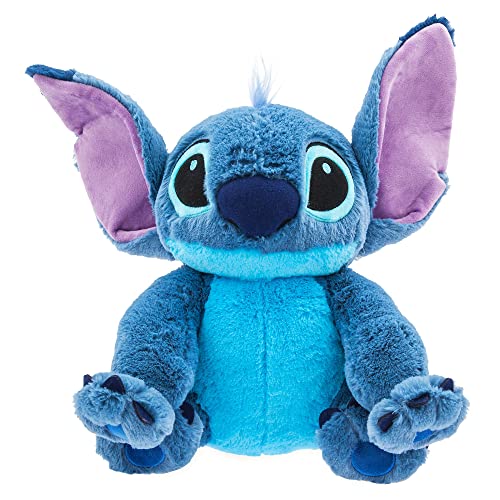 Disney Store Stitch Offizielles mittelgroßes Kuscheltier für Kinder, 38 cm, Kuscheltier mit Stickereien, Plüschoberfläche und beweglichen Schlappohren, geeignet ab 12 Monaten von Disney Store